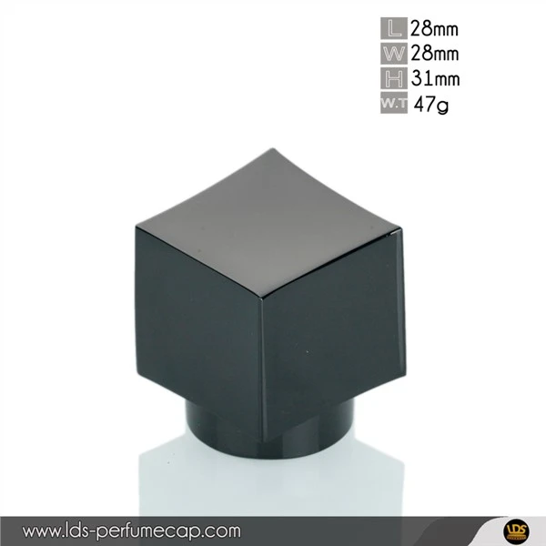Matt Black Zamak kvepalų dangtelis